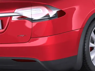 Tesla Model X 2018 3D model