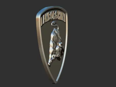 Bull Medal - Pendant 3D print model