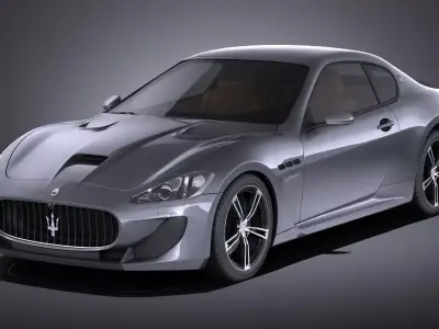 Maserati GranTurismo MC Stradale 2016 VRAY 3D model