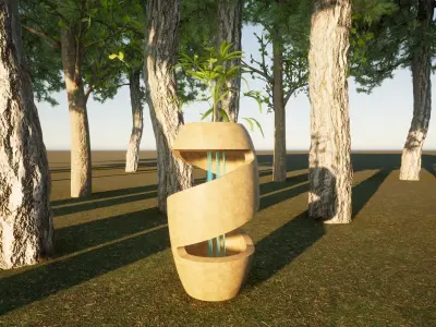 Rotate Pot Free 3D print model