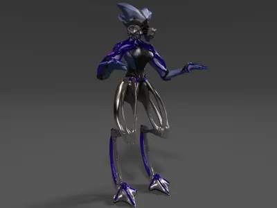 Bionic Creature A-15s Free low-poly 3D model