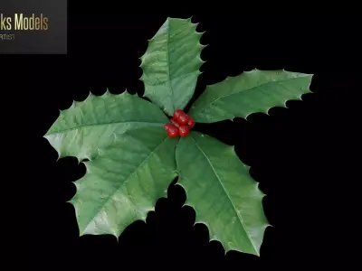 Holly Free low-poly 3D model