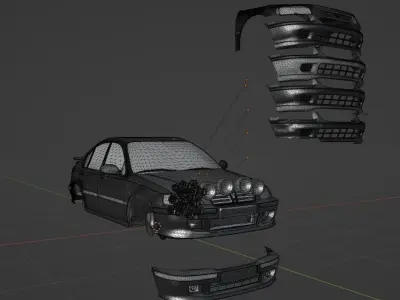 Honda Civic MA MB 3D model