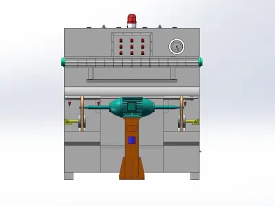 Wet dust removal machine  3D model