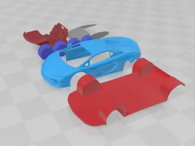 Temerario - Separate Parts STL Model 3D print model