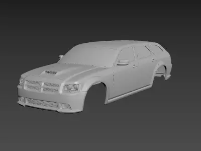 Dodge Magnum 2008 SRT8 Body For Print 3D print model
