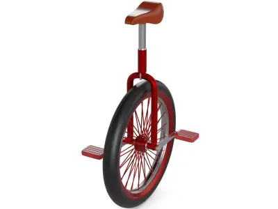 Unicycle 3D model