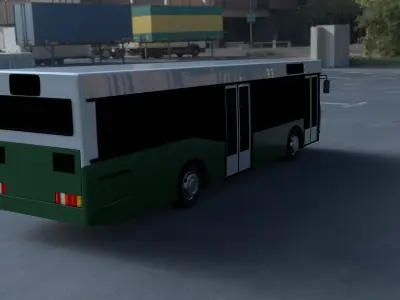 MAZ 105 HDRI 3D model