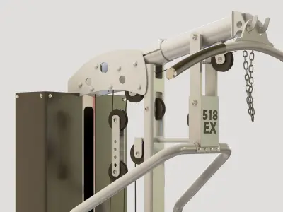 Gym Station 3D model