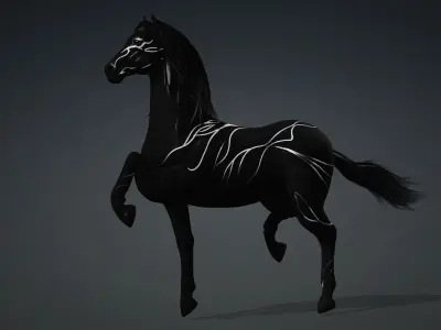 Horse-B4 3D model