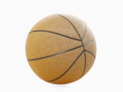Basketball Ball 4K 03 3D model