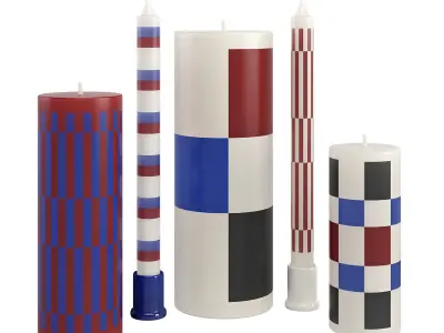 COLUMN CANDLE by Hay Low-poly 3D model