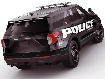 Explorer 2020 Police Interceptor 3D model