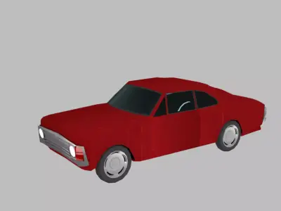chevrolet MADE BLENDER Low-poly 3D model