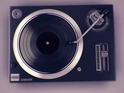 DJ Deck 3D model