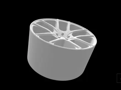 vosteiner V-FF 101 scalable and printable rims 3D print model