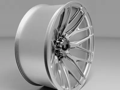 Vossen VFX sport car ring Low-poly 3D model