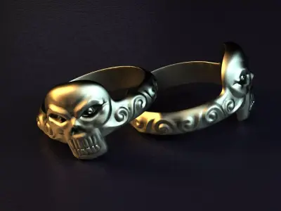 fashion ring A008 3D print model