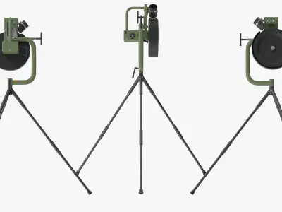 Baseball Pitching Machine 3D model