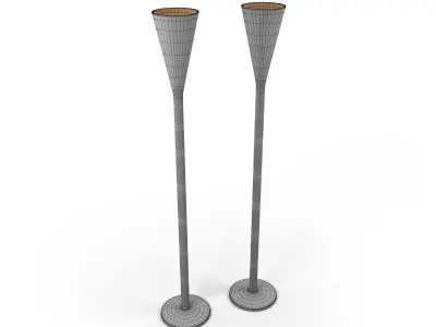 Floor Lamps Luminator FontanaArte 3D model