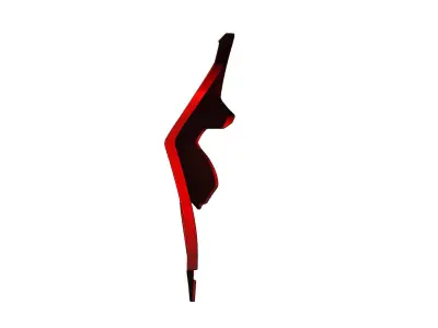 Car rear fender 3D print model