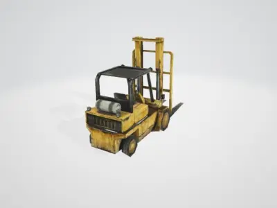 Free Fire  Forklift Truck  3D model