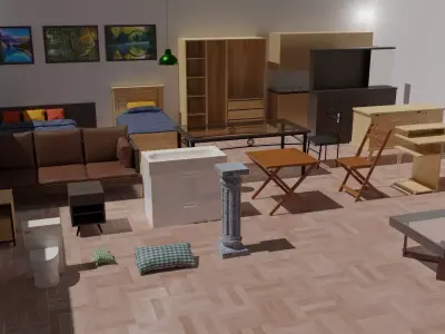 Furniture Pack Free 3D model