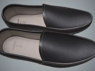 model of Loafer Shoe Low-poly 3D model