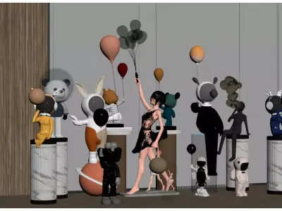 Home Decoration Ornaments 3D model