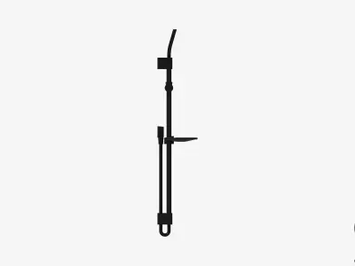 Shower - Rail - Luxury - Lane Low-poly 3D model