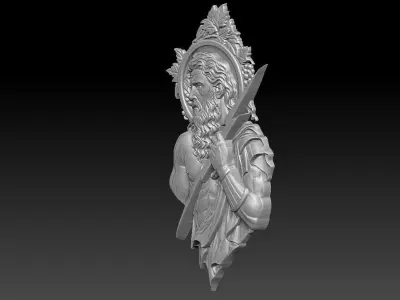 2 Zeus CNC Relief Model 3D print model