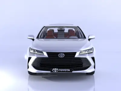 Toyota Avalon High-Detail 3D Model with Fully Detailed Interior 3D model