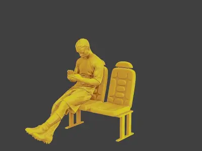 Soccer Player SP 016 3D print model