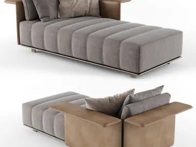 FREEMAN Chaise Longue 03 3D model