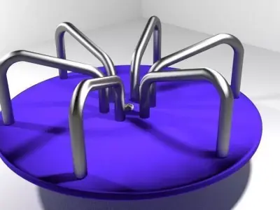 Playground Element - Merry Go Round 3D model
