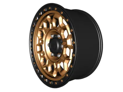 WHEEL KMC  KM545 TREK MATTE BRONZE 3D model