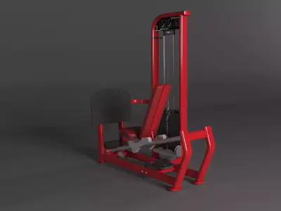 HAMMER STRENGTH SELECT SEATED LEG PRESS 3D model