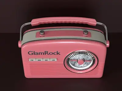 Exclusive retro Camry radio 3D model