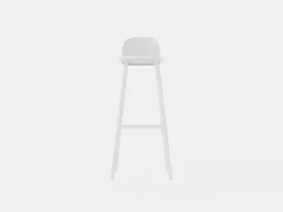 Nerd Barstool Low-poly 3D model