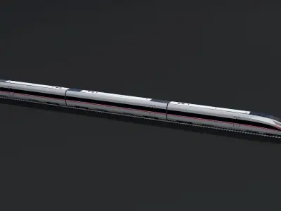 Fuxing Hao high-speed train 3D model