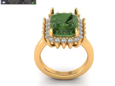 Band Ring 3D print model