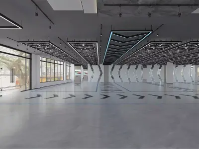 Car Dealership Office 3D model