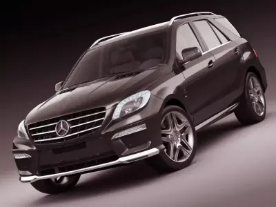 Mercedes ML63 AMG 3D model