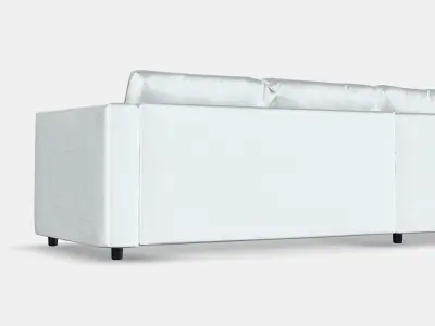 VIMLE Corner sofa 4-seat 5 Low-poly 3D model