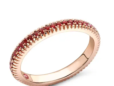 Rainbow eternity ring 3D print model