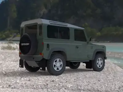 Land Rover Defender 3D model