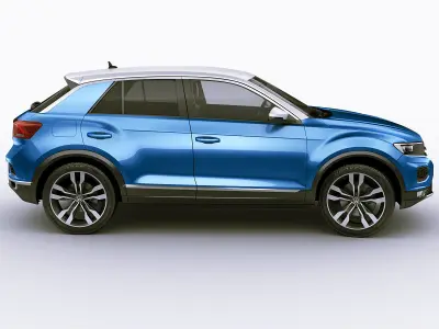 VW T-Roc 2018 3D model