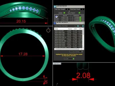 Jewelry Earring 3D print model