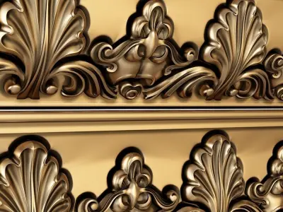 Moulding for CNC 3D model