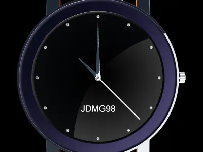 reloj pardo Free 3D model